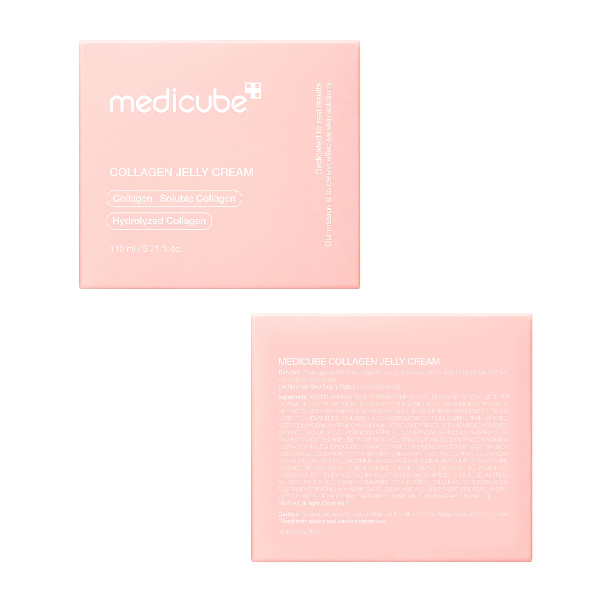 medicube Collagen Jelly Cream- Niacinamide & Freeze-Dried Hydrolyzed Collagen - Boosts skin's barrier hydration and gives 24h Glow & Lifted Look - Korean skincare (1.69 Fl Oz (Pack of 1))