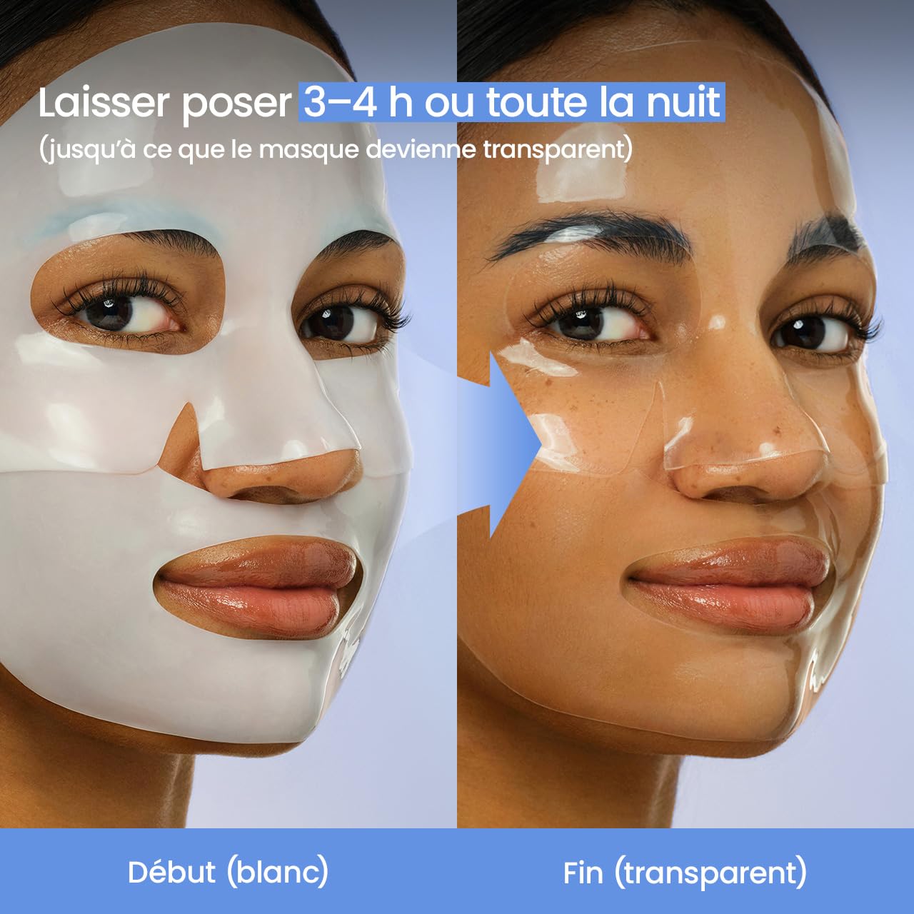 BIODANCE Bio-Collagen Masque Profond Réel, Masque Hydrogel, Minimisation des Pores, Amélioration de l'Élasticité, Skincare Coréenne| 34 g (1,19 oz) x 4 pièces