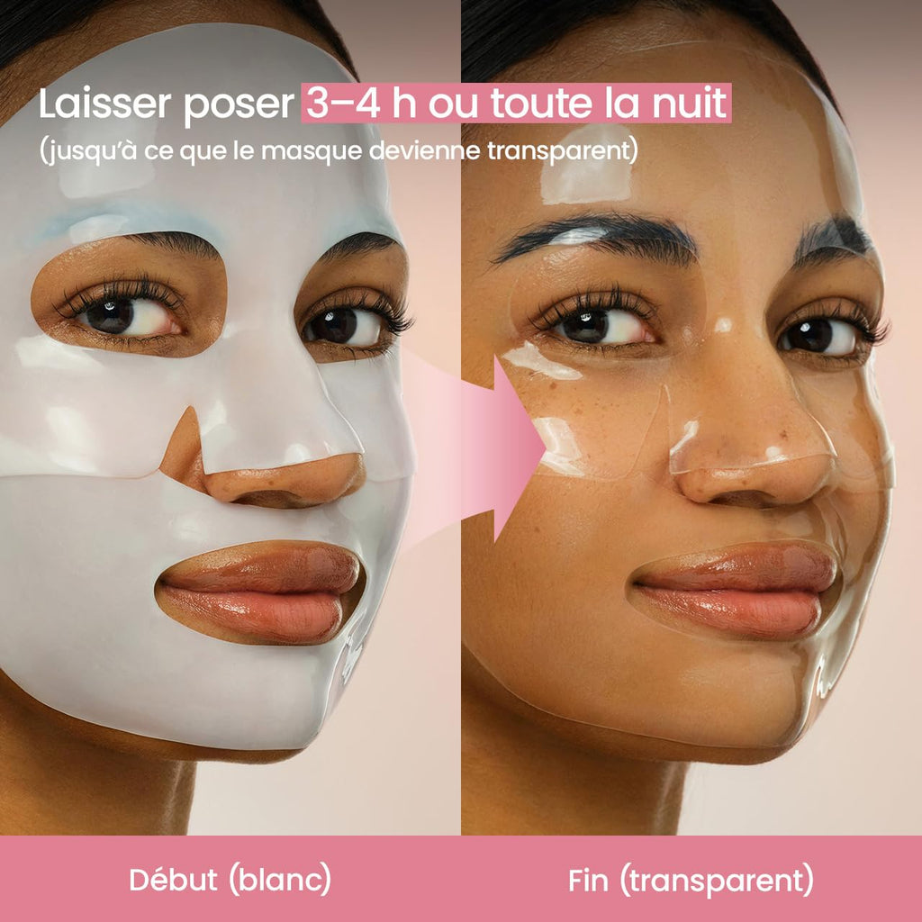 BIODANCE Bio-Collagen Masque Profond Réel, Masque Hydrogel, Minimisation des Pores, Amélioration de l'Élasticité, Skincare Coréenne| 34 g (1,19 oz) x 4 pièces